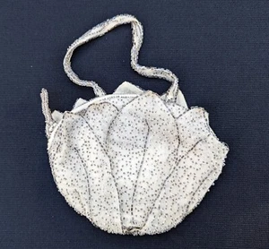 Bolso de mano vintage STIX BAER FULLER ornamentado con cuentas San Luis hecho en Bélgica - Imagen 1 de 5