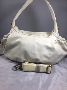 Badgley Mishka Oyster White Handbag With Crossbody Strap - Picture 1 of 7