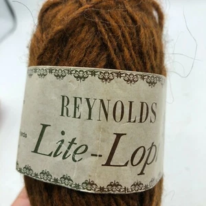 Reynolds Lite-Lopi Yarn Virgin Wool Brown 109 Yard Yarn  - Picture 1 of 7