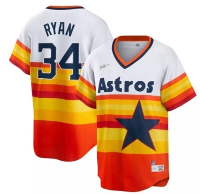 Camiseta Nolan Ryan Astros Home Cooperstown Collection 2XL Foto 1 de 4