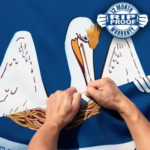 Anley reißfeste doppelseitige 3-lagige Louisiana Staatsflagge 3x5 Fuß Louisiana LA Flagge - Bild 1 von 7