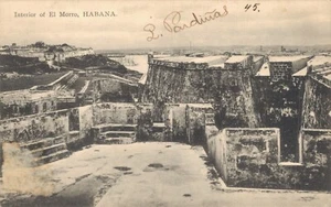 Postal Cuba Interior de EL Morro Habana Vintage 07.34 - Imagen 1 de 2