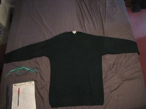 VTG HUNTINGTON RIDGE PULLOVER SWEATER DK GREEN M USA USED - Picture 1 of 11