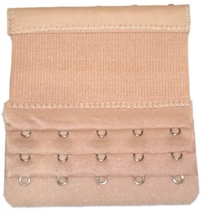 Bra Extender 5 Hooks with Elastic 1 Extenders 5 Hooks Extensions - Picture 1 of 3