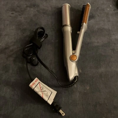 Escova quente giratória Instyler IS1001 ferro de ondulação prata laranja - Imagem 1 de 3