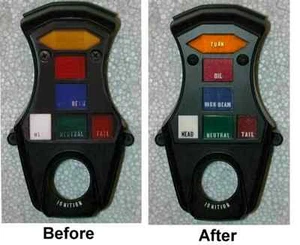 Honda Goldwing GL1000 Dashboard Ind. Cluster/Faceplate Restoration - Picture 1 of 1