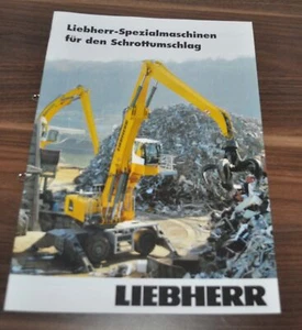 2014 Liebherr Spezialmaschinen Special Bagger Wheel Excavator Brochure Prospekt - Picture 1 of 10