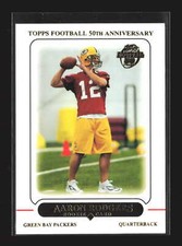 2005 Topps Rookie Card RC #431 Aaron Rodgers Green Bay Packers Reprint