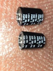 2 Stück Elektrolytkondensator 390 uF, 450V, 85C, Snap in 35x 47 mm - Bild 1 von 1