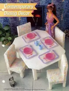 NUEVA MUÑECA DE MODA ANNIES LONA DE PLÁSTICO CLUB DECORACIÓN DE COMEDOR CONTEMPORÁNEA FUERA DE IMPRENTA - Imagen 1 de 1