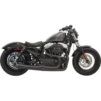 Escape Bassani Black Road Rage II Mega Power 2 en 1 Harley Sportster 14-17 Foto 1 de 4