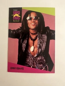 Tarjeta coleccionable de Lenny Kravitz #61 tarjetas de música PROSET Super Stars 1993 - Imagen 1 de 3