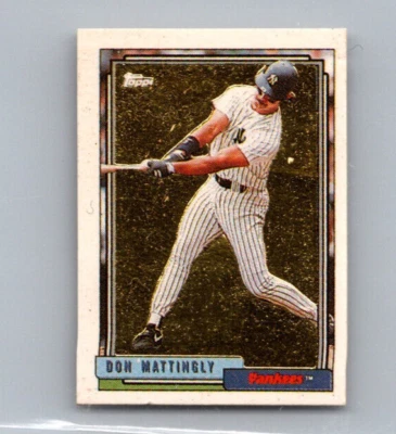 1992 Topps Gold Micro #300 Don Mattingly 10a - Image 1 of 2