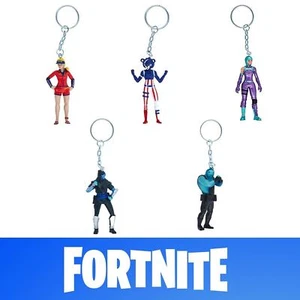 Fortnite Keychains 5pk Sun Strider Fireworks Leader Wonder Game Figures - Picture 1 of 5