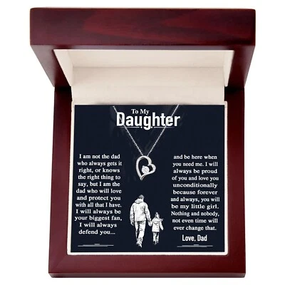 Collar A Mi Hija de Papá, Padre Hija Collar, Joyería Mujer Foto 1 de 3