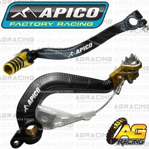 Apico schwarz gelb Brems- & Schaltpedalhebel hinten für Suzuki RM 85 2002-2020 - Bild 1 von 1