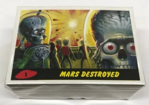 2017 MARS ATTACKS THE REVENGE TRADING CARD COMPLETE 55-CARD BASE SET (55) - Picture 1 of 4