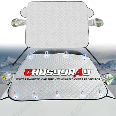 Upgrade Winter Magnetic Car Front Windshield Cover Protector FOR Dodge RAM 1500 - Image 1 of 4