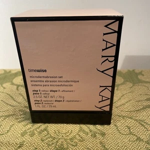 Mary Kay Timewise Microdermabrasion Set Full Size New 2 Piece 2009 Refine Replen - Picture 1 of 6
