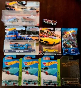 Hot Wheels 2015 '70 Plymouth Superbird Boulevard Team Transport confezione da 2 *lotto di 9 - Foto 1 di 9