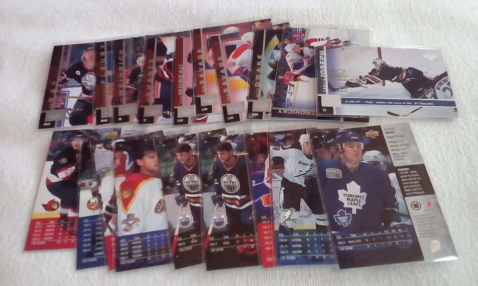1997-98 Upper Deck Hockey Part. Base set. Pick your cards that you need/want. - Image 1 of 1