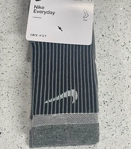 Nike Youth Everyday Cushioned Sock 5Y-7Y Black/Gray - Picture 1 of 2