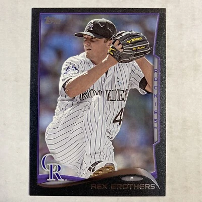 2014 Topps Black Foil Rex Brothers 23/63 SSP AD - Image 1 of 2