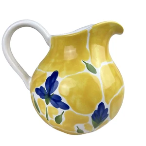 Dansk St. Tropez 48oz Hand-Painted Ceramic Pitcher – Portugal Pottery - Picture 1 of 7