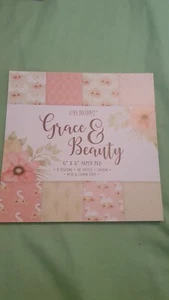 Dovecraft 6" x 6" Designerpapier Pack - Grace & Beauty 30 Blatt, VOLLE PACKUNG - Bild 1 von 2