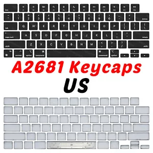 Nuevo Juego de Tapa de Teclado Negro de Repuesto para Macbook Air 13.6" A2681 2022 - Imagen 1 de 6