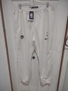 NIKE NBA GOLDEN STATE WARRIORS SWEATPANTS TEAM/Player ISSUE DN6755-027 Cream XL - Picture 1 of 13