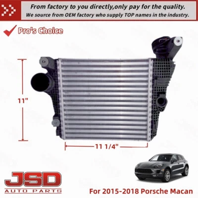 95B145804B Fit 2015-2018 Porsche Macan turbocompresor intercooler enfriador carga aire Foto 1 de 4