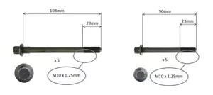 CYLINDER HEAD BOLT SET for HOLDEN NOVA LE SEDAN 1989-1991 1.6L 4AFC I4 16V DOHC - Picture 1 of 1