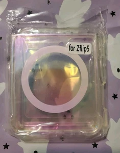Funda Para Teléfono Galaxy Z Abatible 5 Magsafe Transparente Iridiscente A Prueba de Golpes NUEVA - Imagen 1 de 3