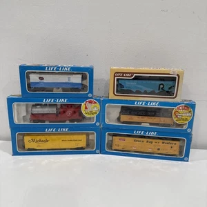 Menge 6 lebensechte HO Scale Boxcars & Caboose Rock Island GTW Michaels Vintage - Bild 1 von 8