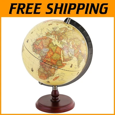 Antique 10" World Globe - Educational Geographic Sphere - Image 1 of 4