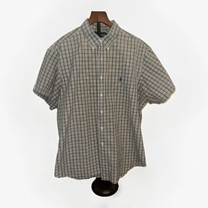 Ralph Lauren Hemd Classic Fit Kurzarm Button Down gestreift grün Gr. XL - Bild 1 von 6