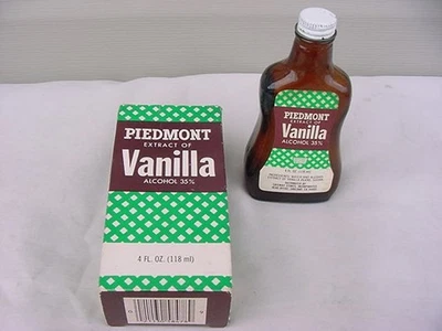 De colección Piamonte 4oz. BOTELLA EXTRACTO VAINILLA con CAJA Foto 1 de 2