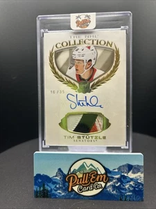 2020-21 Upper Deck The Cup Tim Stutzle the NHL Collection Rookie Patch Auto /35 - Bild 1 von 2