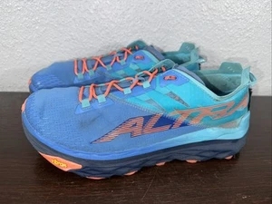 Altra Mont Blanc Mens Trail Running Shoes Blue Offroad All-Terrain Outdoor Sz 11 - Picture 1 of 11