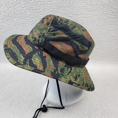Adidas AEROREADY Camuflaje Boonie Sombrero Cubo Exterior Ala Ancha Gorra-Senderismo, Pesca Foto 1 de 4