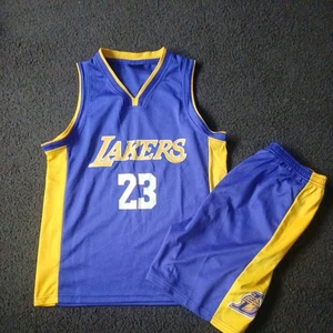 Los Angeles Lakers NBA Basketball Shorts + Weste - 13 bis 14 Jahre XL Jungen - Bild 1 von 3