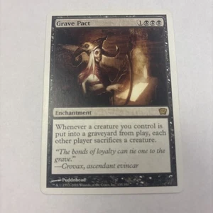 Grave Pact 9th Edition MTG Regular 135/350 MP Black Enchantment White Border - Picture 1 of 10
