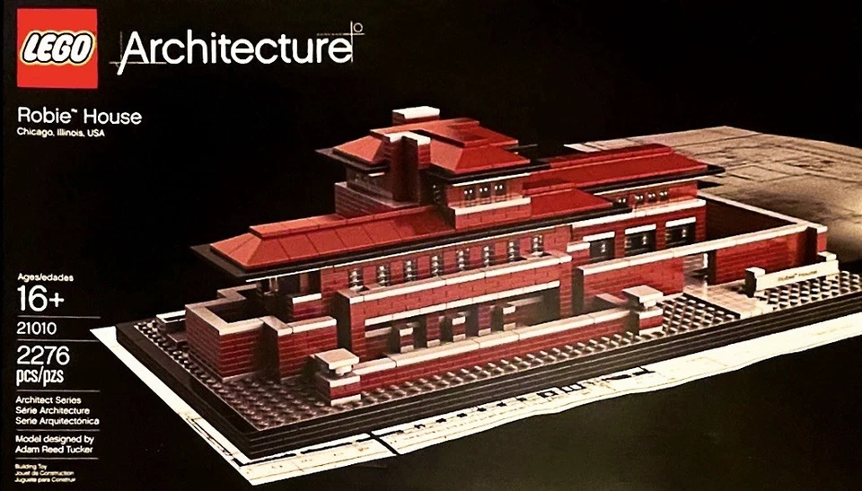 LEGO 21010 – Robie House (Frank Lloyd Wright) COMPLETE WITH MANUAL  (no box) - Image 1 of 4