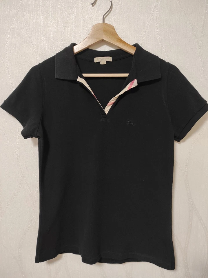 Polo Burberry Brit auténtico para mujer negro talla L Foto 1 de 4