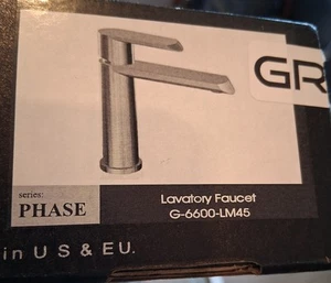 GRAFF G-6600-LM45-PC -Phase Lavatory Faucet- Polished Crome - Picture 1 of 5