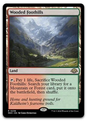 Wooded Foothills #236 (NM) Modern Horizons 3 MH3 Magic MTG - Image 1 of 2