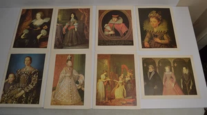 8 Vintage Princess Cruises Renaissance Painting Collectible Menus 1973 - Picture 1 of 15