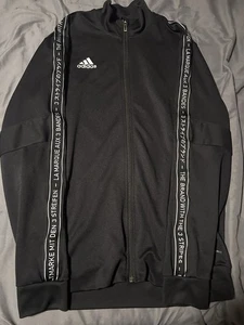 Adidas Essentials 3-Streifen Trainingsjacke für Herren, Größe M - Schwarz/Weiß - Bild 1 von 4