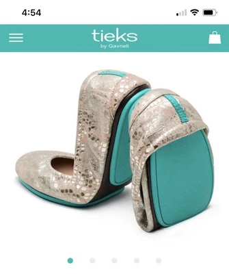 Blush romântico Tieks tamanho 7 EUA - Imagem 1 de 4